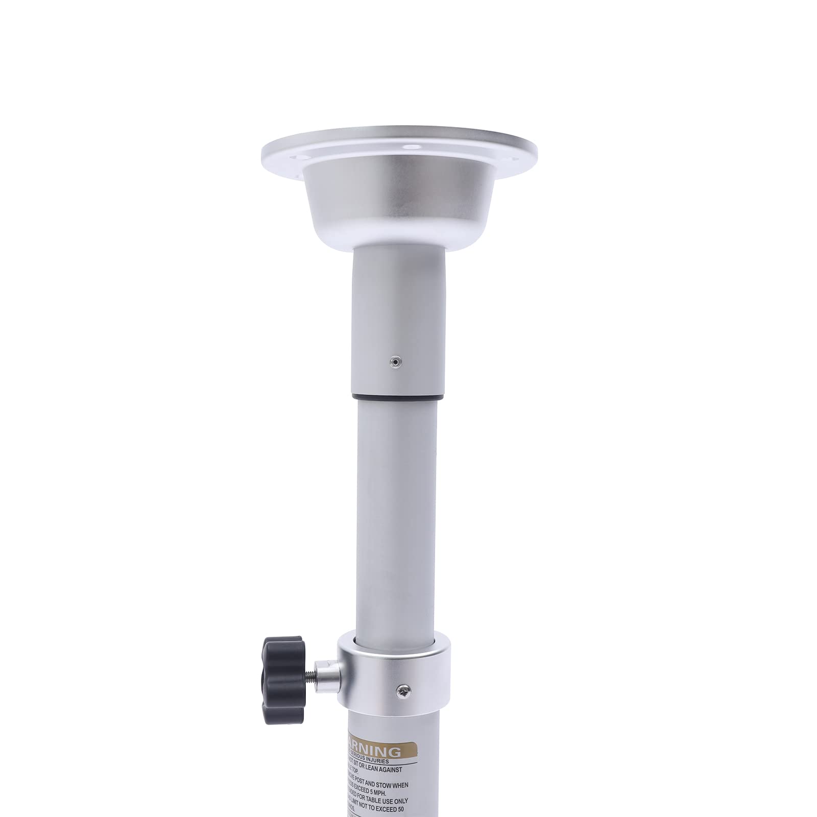 Eapmic Adjustable Table Pedestal Stand Leg with Base - Heavy Duty Mounting Frame for Marine Boat, Yacht, Caravan, Motorhome & Workroom (Style 1) - Perfect for Outdoor & Indoor Furniture Support