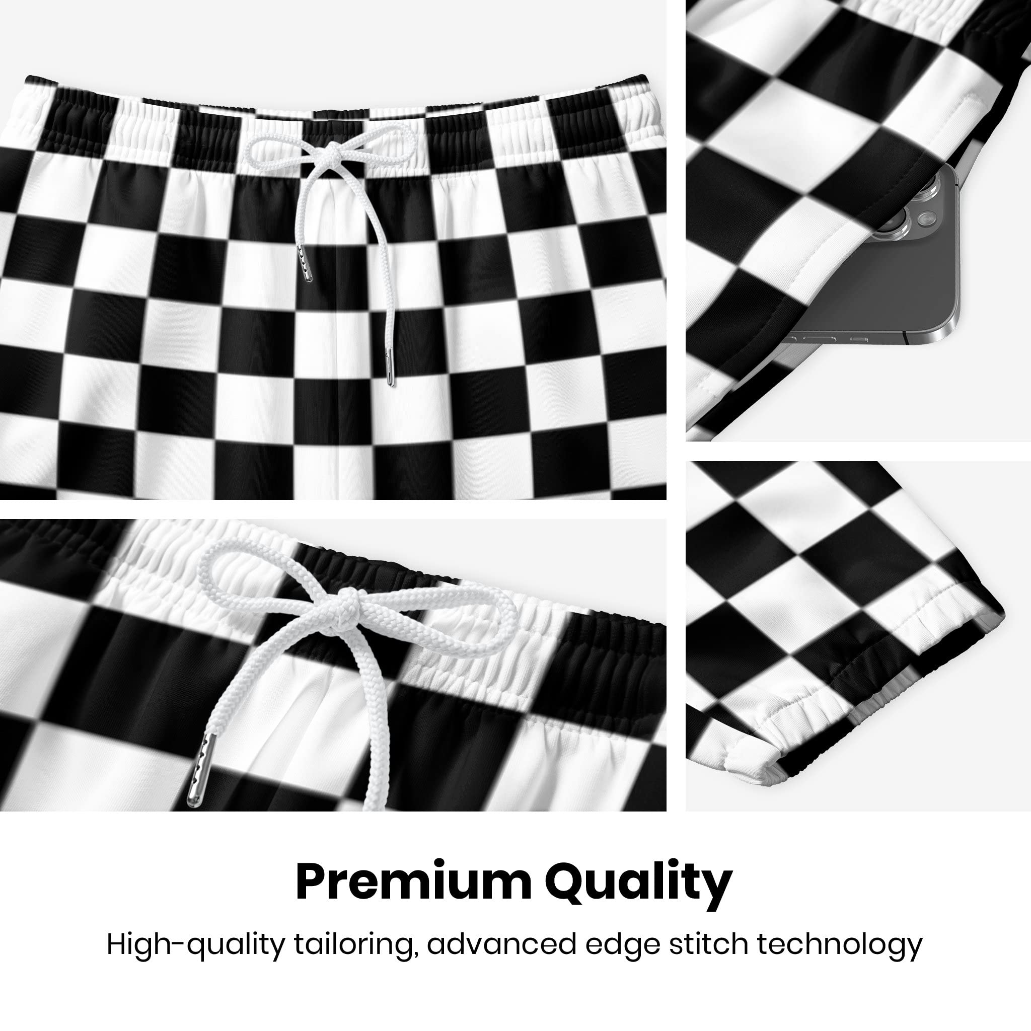 3D Printed Men's Sweatpants - Joggers with Drawstring & 2 Side Pockets - Comfortable Athletic Pants for Running, Gym, Lounge & Casual Wear