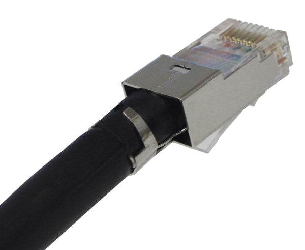 Premium CAT6A/CAT7 Shielded RJ45 Ethernet Connector - Under 8mm OD for High-Speed Networking, Gaming & Data Centers