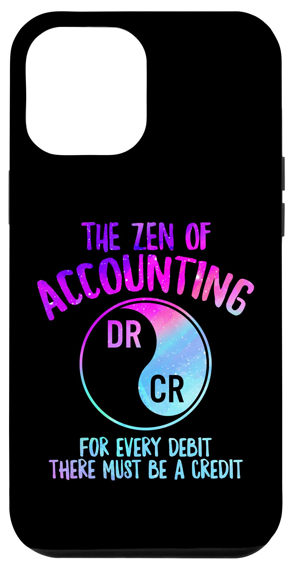 iPhone 12 Pro Max Case for Accountants - CPA & Bookkeeper Themed Protective Cover | Perfect for Office, Tax Season & Professional Work