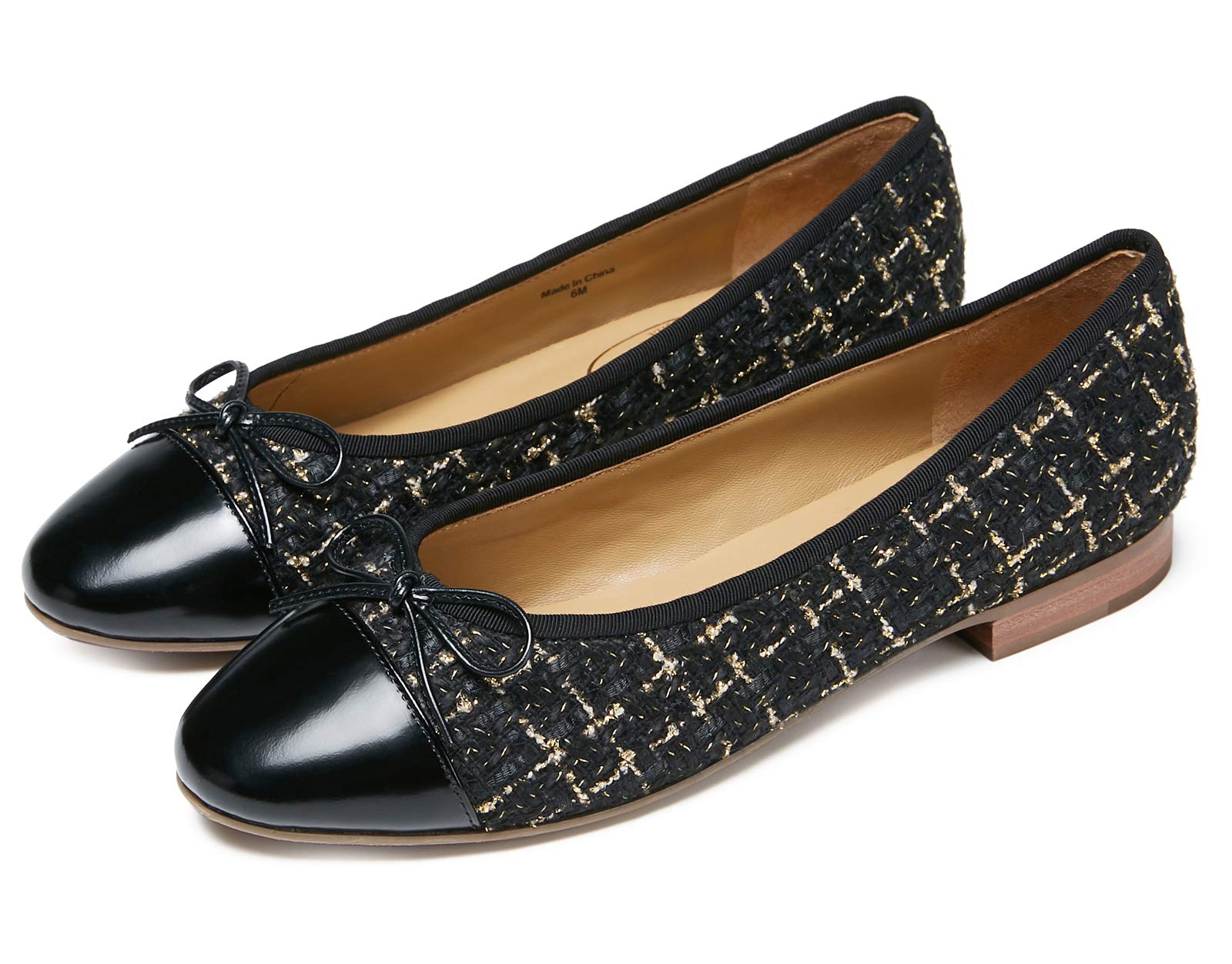 Plum Queen Women's Ballet Flats - Genuine Leather Slip-On Loafers for Women & Girls | Perfect for Driving, Work & Casual Outfits