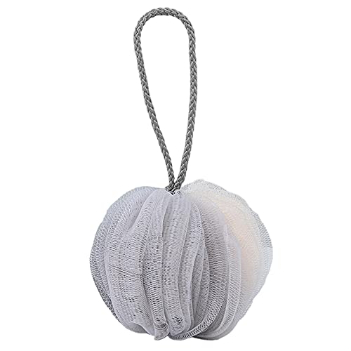 Organic Bath Sponge & Loofah Shower Pouf - Exfoliating Body Scrubber for Smooth Skin - Natural Mesh Shower Ball for Men & Women - Perfect for Daily Exfoliation & Spa-Like Bath Experience