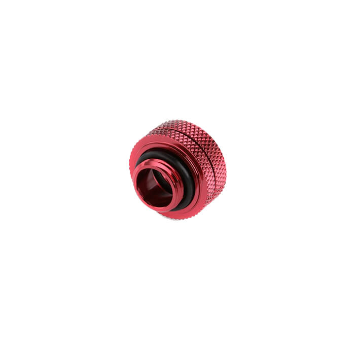 Bitspower Multi Link Fitting for 14mm OD - Deep Blood Red - Perfect for Custom PC Water Cooling Loops & Gaming Rig Builds