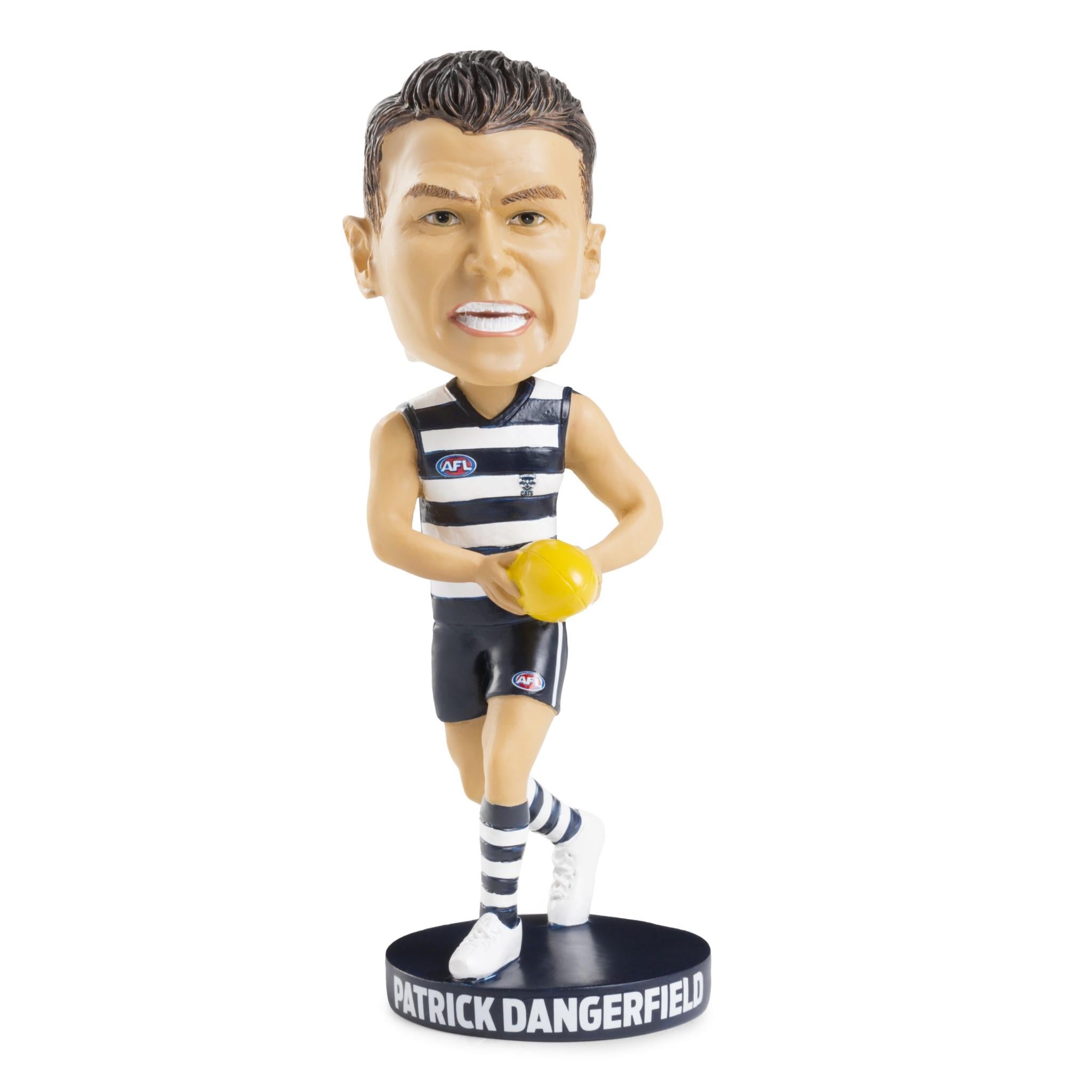 Official AFL Geelong Cats Patrick Dangerfield Bobblehead - Collectible Sports Memorabilia for Fans & Home Decor