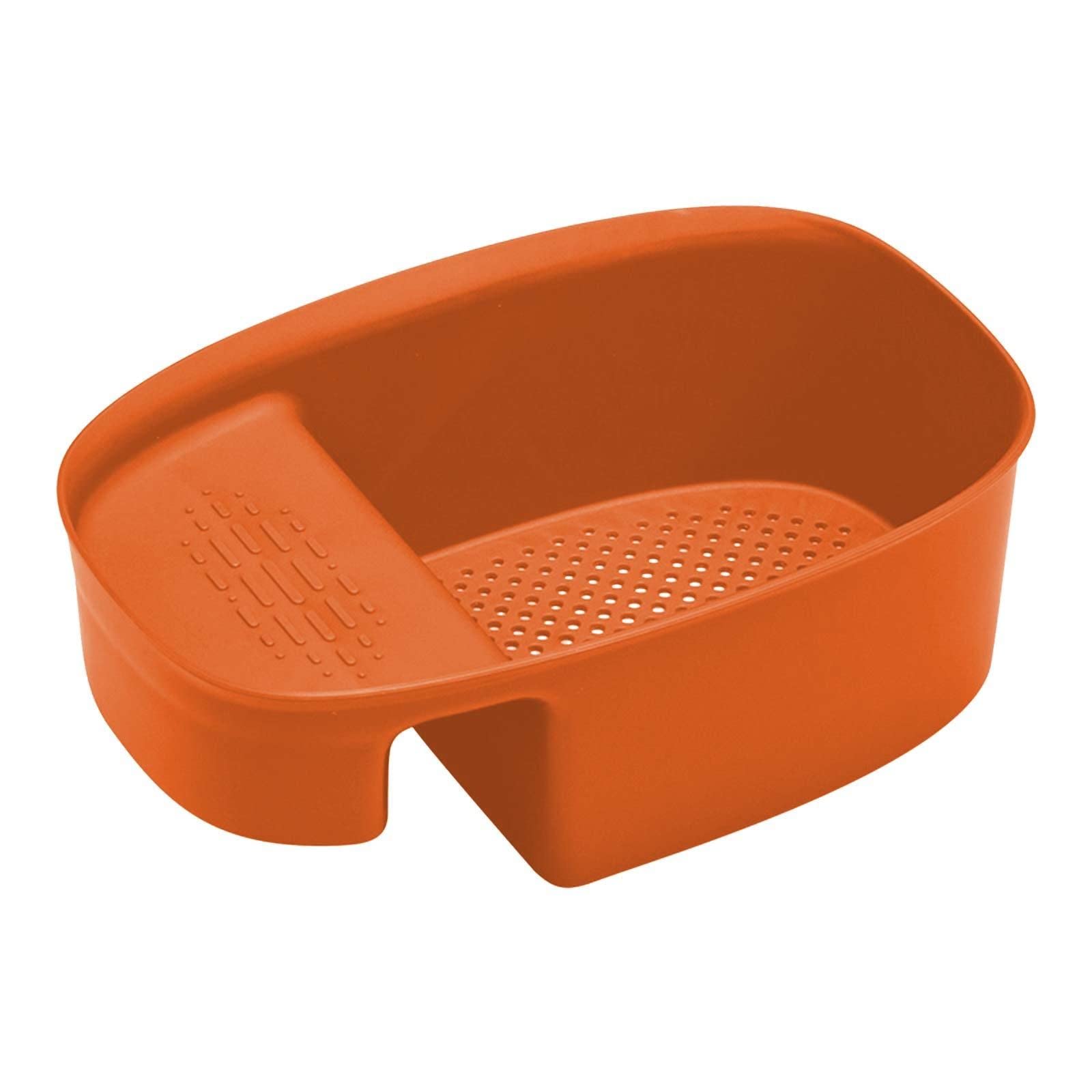 Premium Double Sink Kitchen Mat with Colander & Drain Basket - 2PC Multifunctional Saddle Sink Food Waste Strainer for Washing Utensils, Forks, Vegetables | Non-Slip Kitchen Storage Rack for Organized Sink Area | Perfect for Meal Prep & Dishwashing