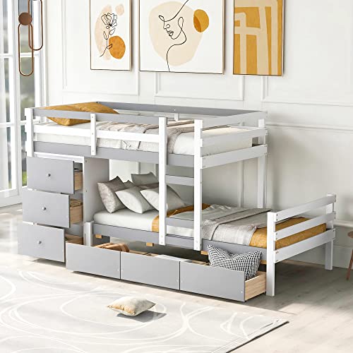 Gray +6 Drawers