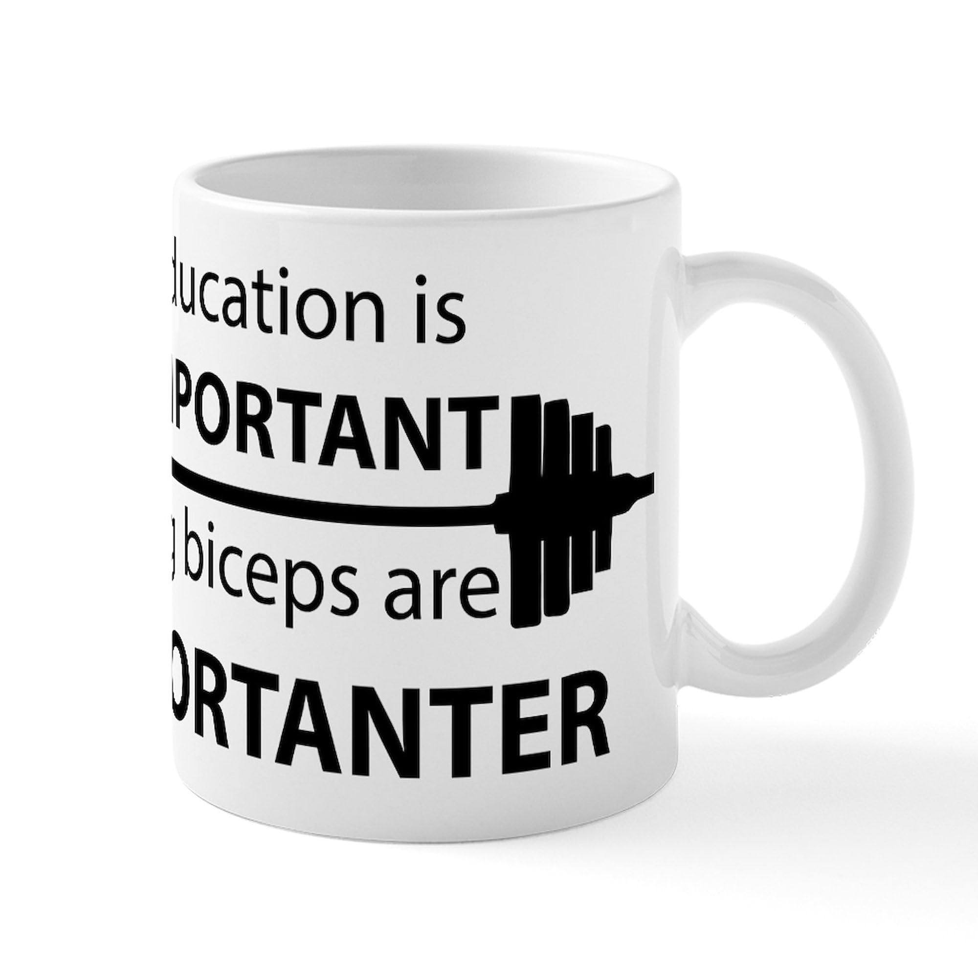 Funny Lifting Mugs 11 oz (325 ml) - Ceramic Coffee Cup with Motivational Gym Quotes - Perfect for Gym Enthusiasts, Weightlifters & Fitness Gifts