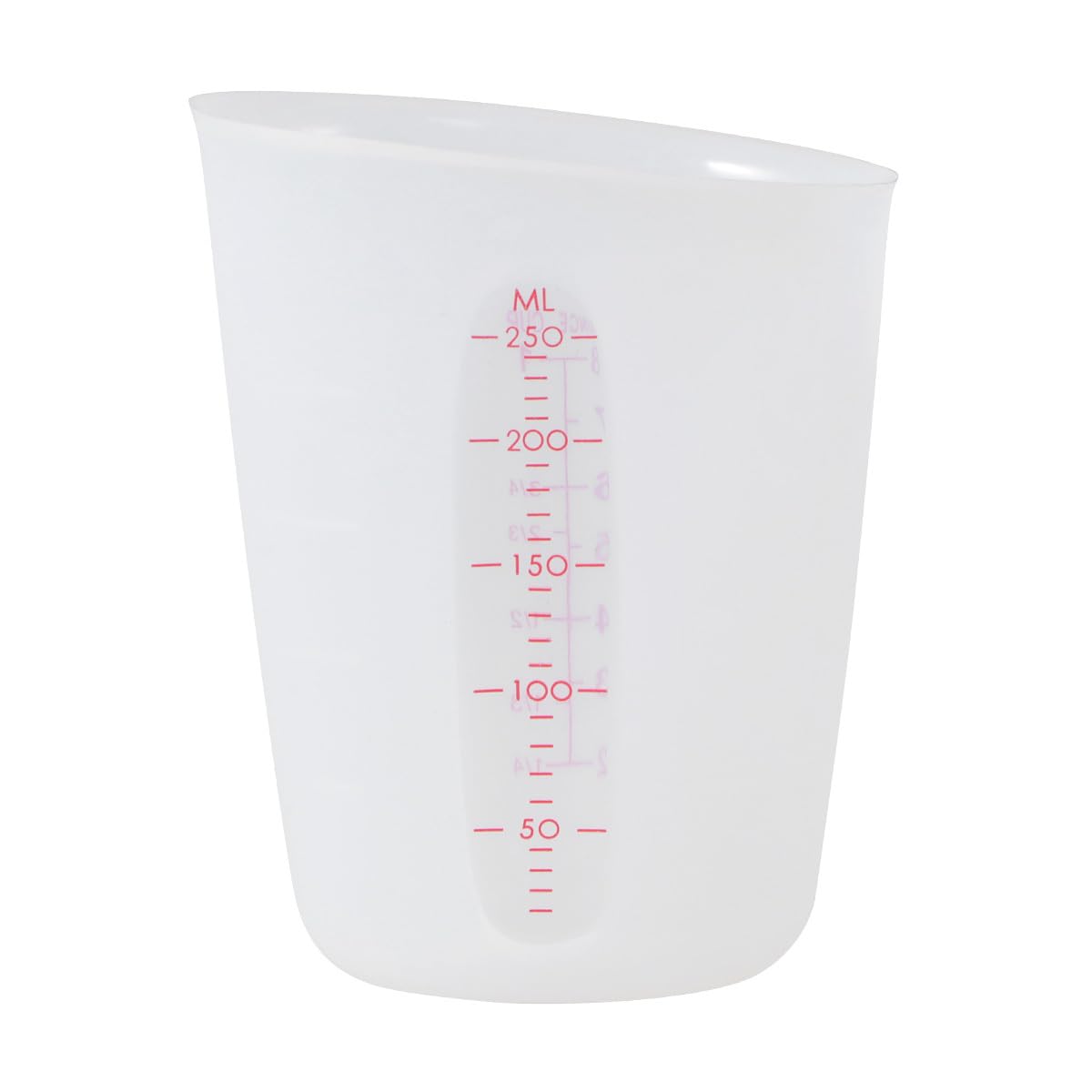 SUPVOX 250ML Silicone Measuring Cup with Visible Graduations - Precise Scale Mixing Cup for Epoxy Resin, Resin Casting, DIY Crafts, Baking & Kitchen Use