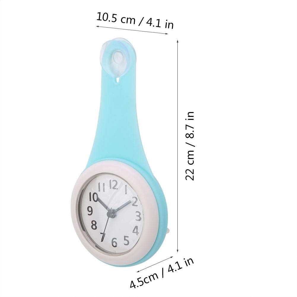Waterproof Shower Clock with Suction Cup - Digital Bathroom, Kitchen, Bedroom Wall Clock (Blue) | Perfect for Home Decor, Swimming Pool & Spa Use
