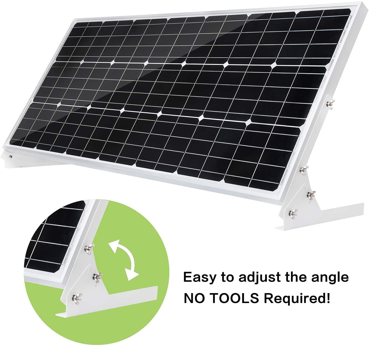 100W 12V Solar Panel Kit with 30A Charge Controller - Off Grid Solar Power System for RV, Boat, Cabin & Home Use | Includes Mounting Brackets & Cables | Portable Battery Charger for Outdoor Adventures & Emergency Power Backup