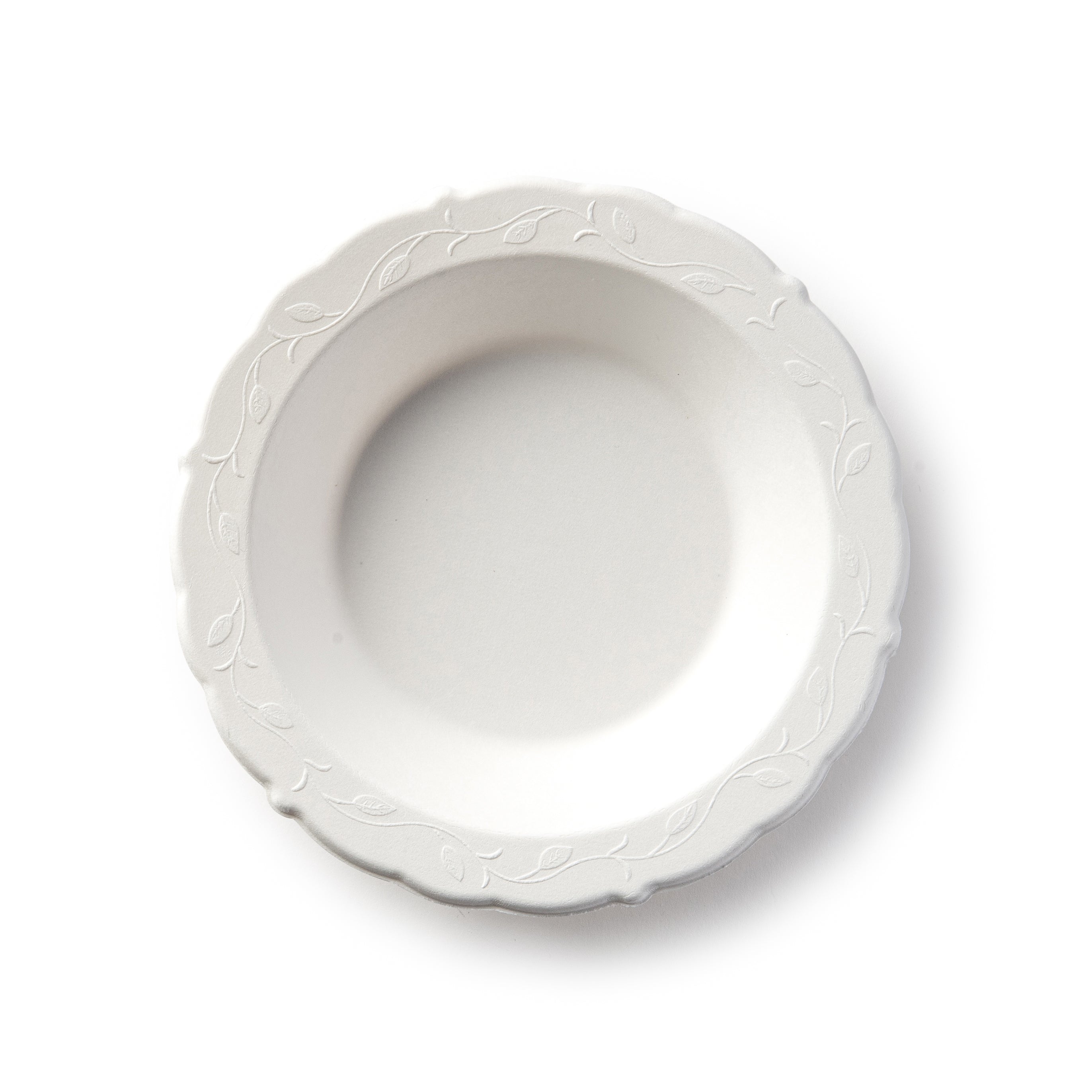 Eco-Friendly 100% Compostable Disposable Plates - 18 Pack Round Natural Bagasse/Sugarcane Plates for Parties, Picnics & Events | Biodegradable & Sustainable Dinnerware