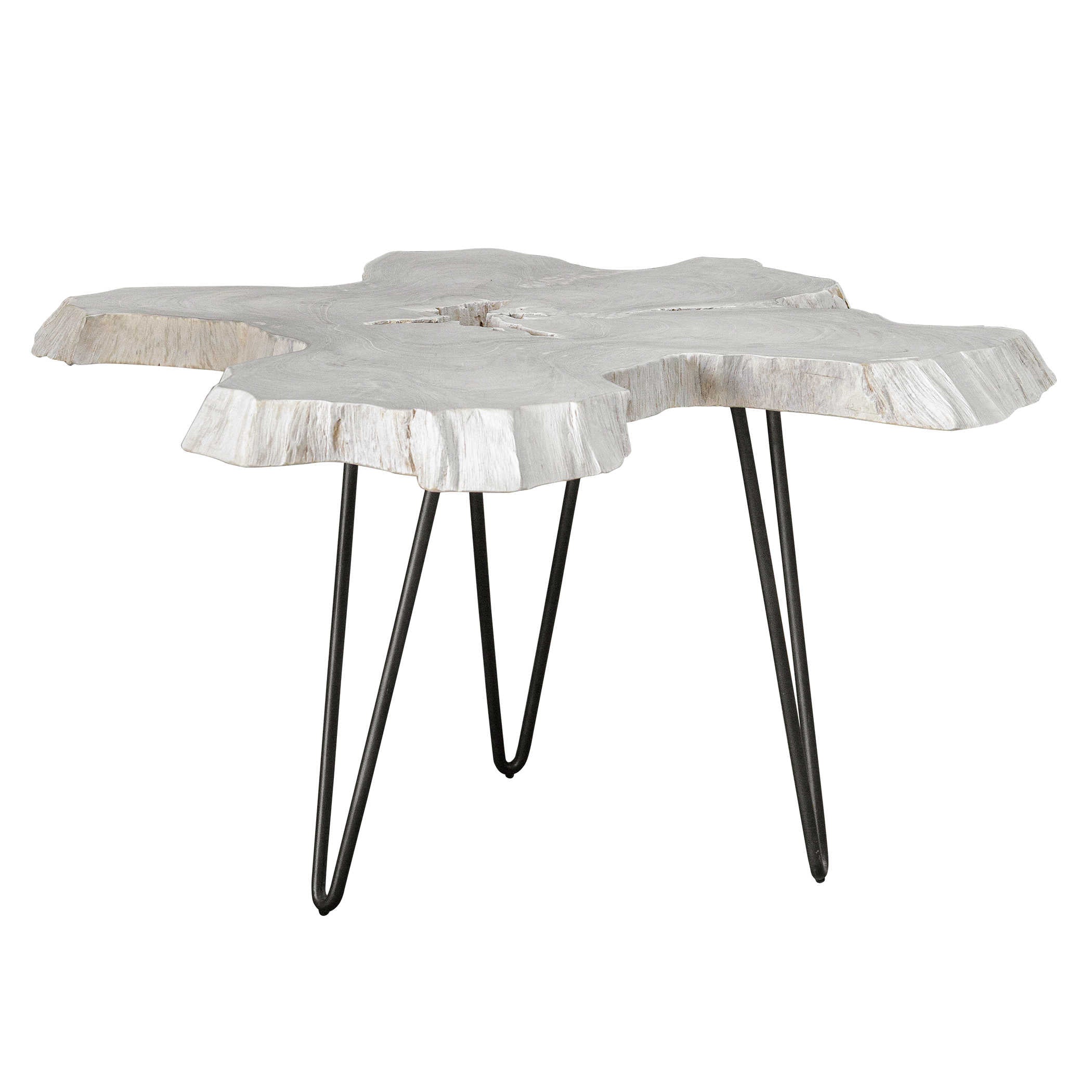 Trillium Coffee Table - Modern Wooden Living Room Furniture for Small Spaces - Perfect for Apartments, Condos & Cozy Homes