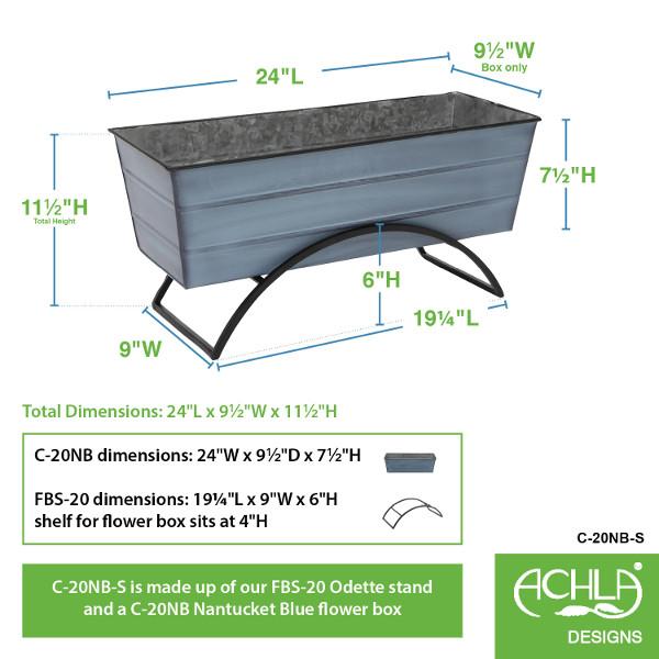 Elegant Flower Box with Odette Stand - Perfect for Wedding Centerpieces, Home Decor & Gift Giving