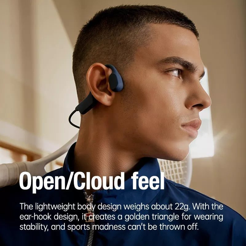 Sanag A30S Pro Open Ear Wireless Bluetooth Sports Headphones - Air Conduction Technology for Running, Cycling & Workouts
