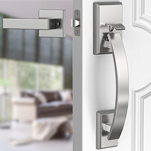 Stain Nickel Door Handle