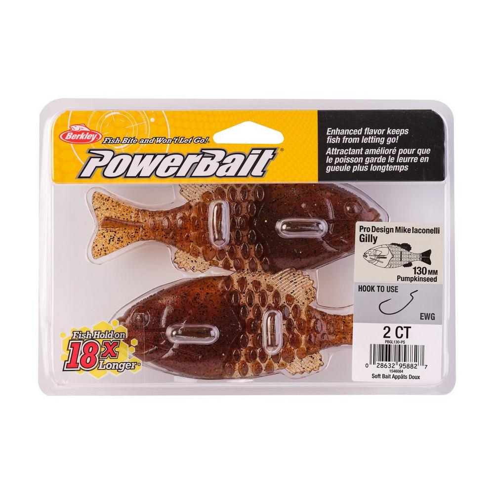 Berkley PowerBait Gilly Swimbait Fishing Lure - Designed by Mike Iaconelli - Perfect for Bass, Trout, and Freshwater Fishing