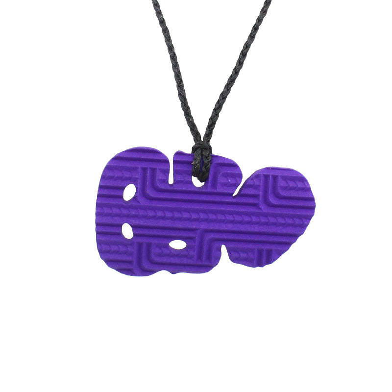 Hei Tiki Pendant Necklace - Handcrafted Maori Jewelry in Purple Jade | Spiritual Protection & Cultural Style for Men & Women | Perfect for Gifts, Ceremonies & Everyday Wear