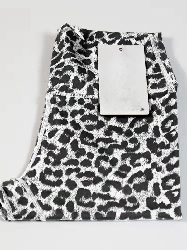 ZASUWA Women's Sexy Leopard Print High Waisted Tummy Control Yoga Pants - Perfect for Workout, Gym, Running & Casual Wear