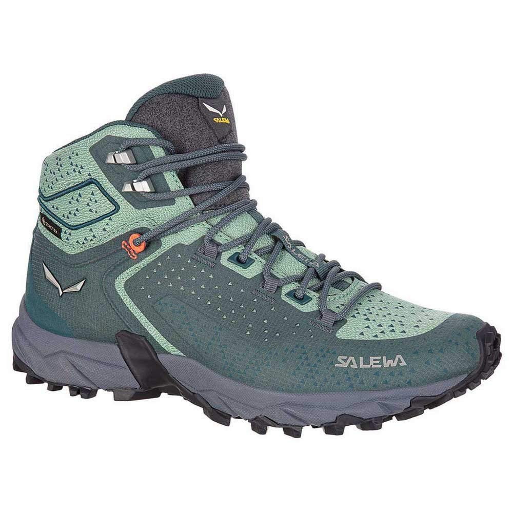 Salewa Women's Low High Rise Hiking Shoes - Lightweight Waterproof Trekking Boots for Outdoor Adventures & Mountain Trails