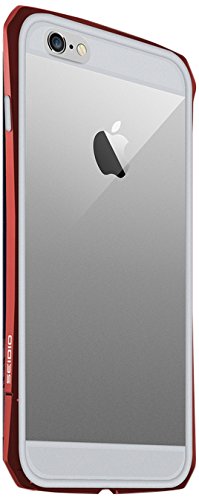 Seidio Tetra Pro Protective Case for iPhone 6 Plus - Shockproof & Slim Design - Retail Packaging (Red) - Perfect for Outdoor Activities & Daily Use