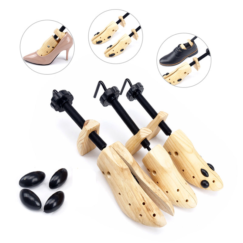1 PCS Adjustable Wooden Shoe Stretcher for Men & Women - Medium Size (EUR 39-41) | Comfortable Shoe Expander for Tight Shoes, Boots & High Heels | Perfect for Home, Travel & Shoe Repair Shops