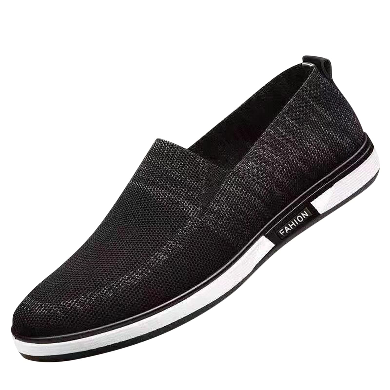 **DNYELQ Men's Casual Flat Summer Shoes - Comfortable Big Size Fashion Sneakers for Walking, Travel & Everyday Wear**