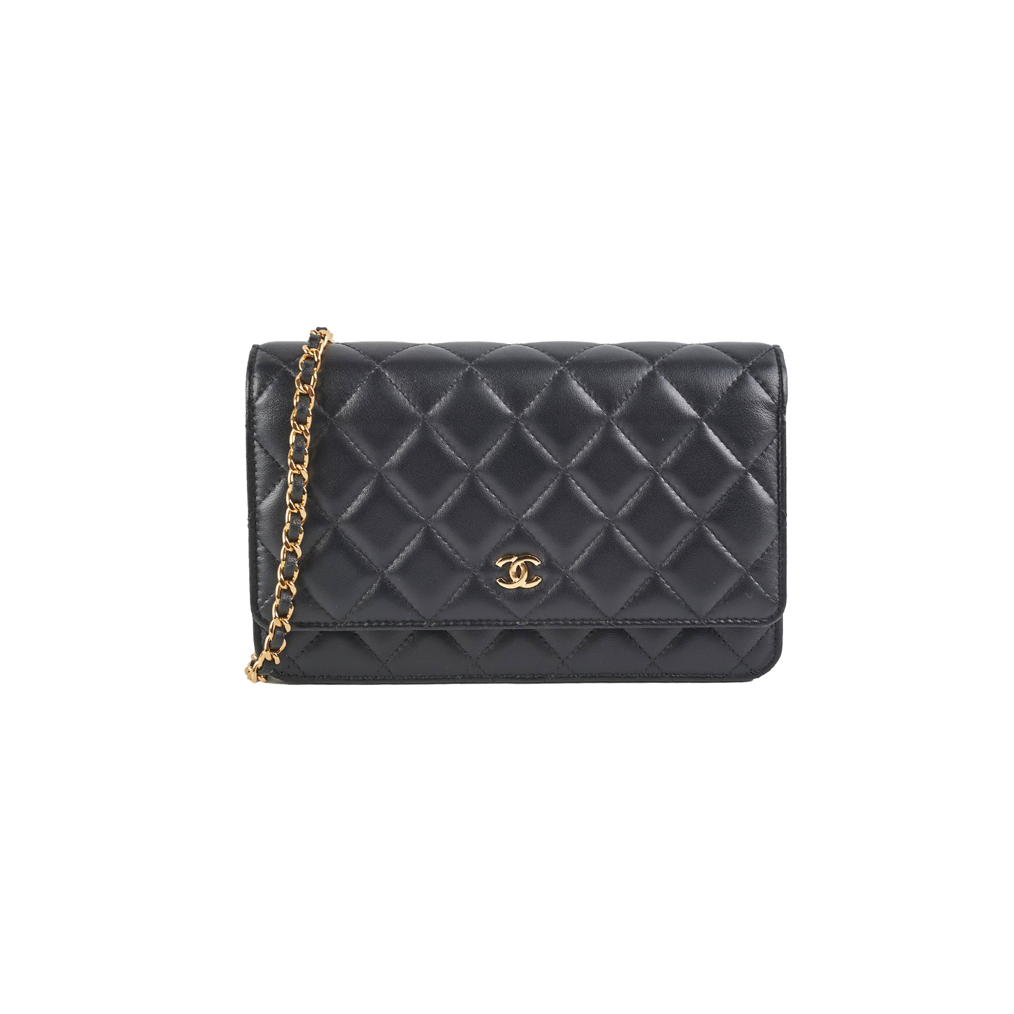 Chanel Lambskin Black Wallet On Chain WOC - Luxury Crossbody Bag for Women | Perfect for Evening Events, Date Nights & Travel
