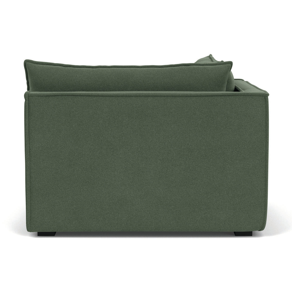 Stylish Daphne Fabric Left Corner Modular Sofa - 1 Seater Modern Living Room Furniture for Small Spaces & Apartments