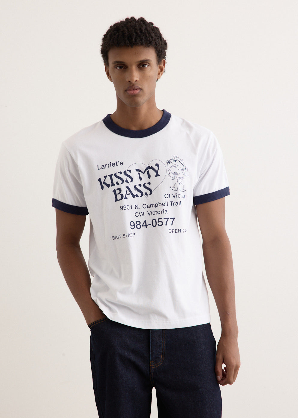 Bass Tee M2SS U27 09 White - Comfortable Men's T-Shirt for Casual Wear & Everyday Outfits