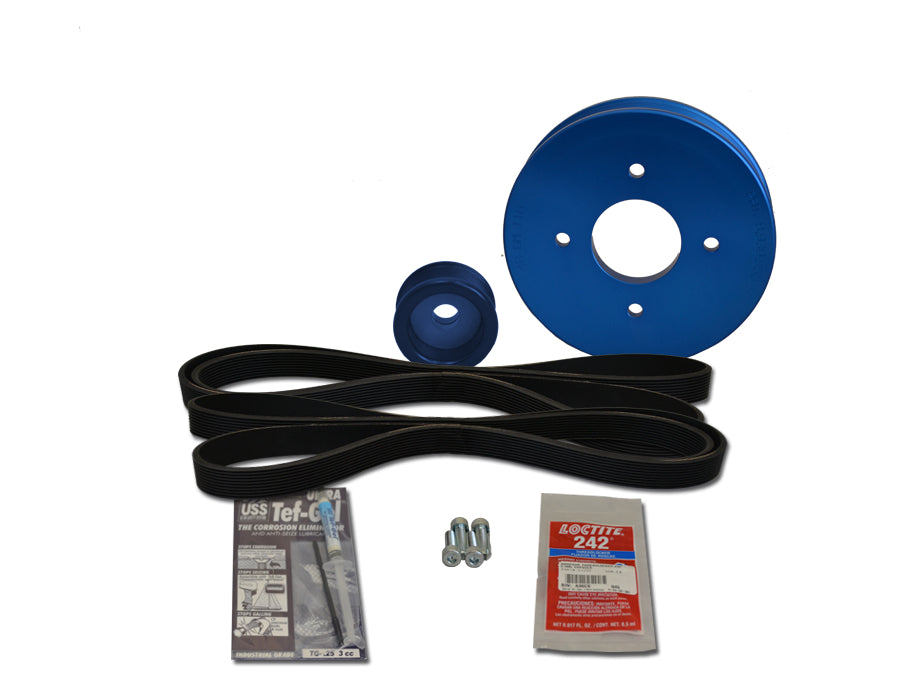 Yanmar Serpentine Pulley Kit for 3GM & 3GM20 Engines - 48 YSP 3GM C Replacement Part - Perfect for Marine, Boat & Industrial Engine Maintenance
