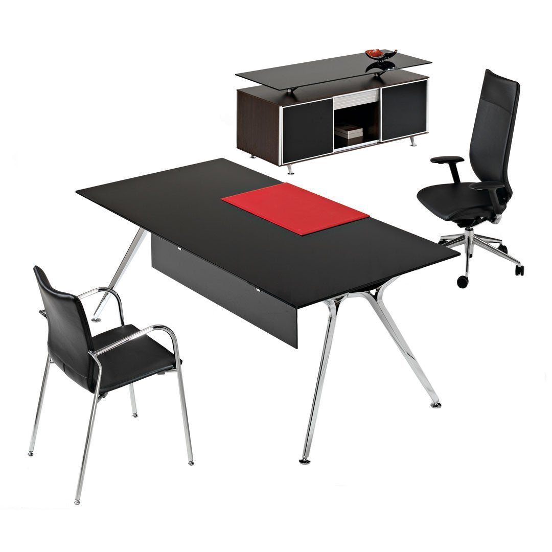 Arkitek Rectangular Desk with Durable Melamine Top - Modern Office & Home Workspace Solution for Professionals & Students