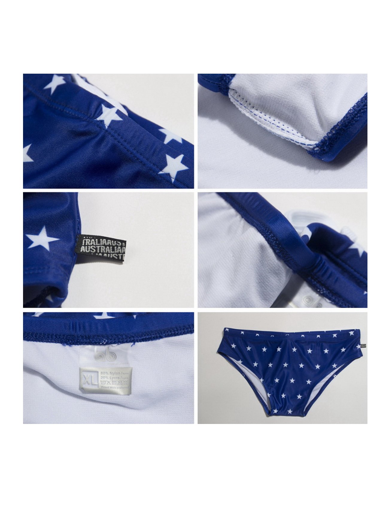 Men's Striped Swim Briefs - Quick Dry Beach Swimwear for Swimming, Surfing & Sunbathing | Comfortable & Stylish Swim Trunks for Men