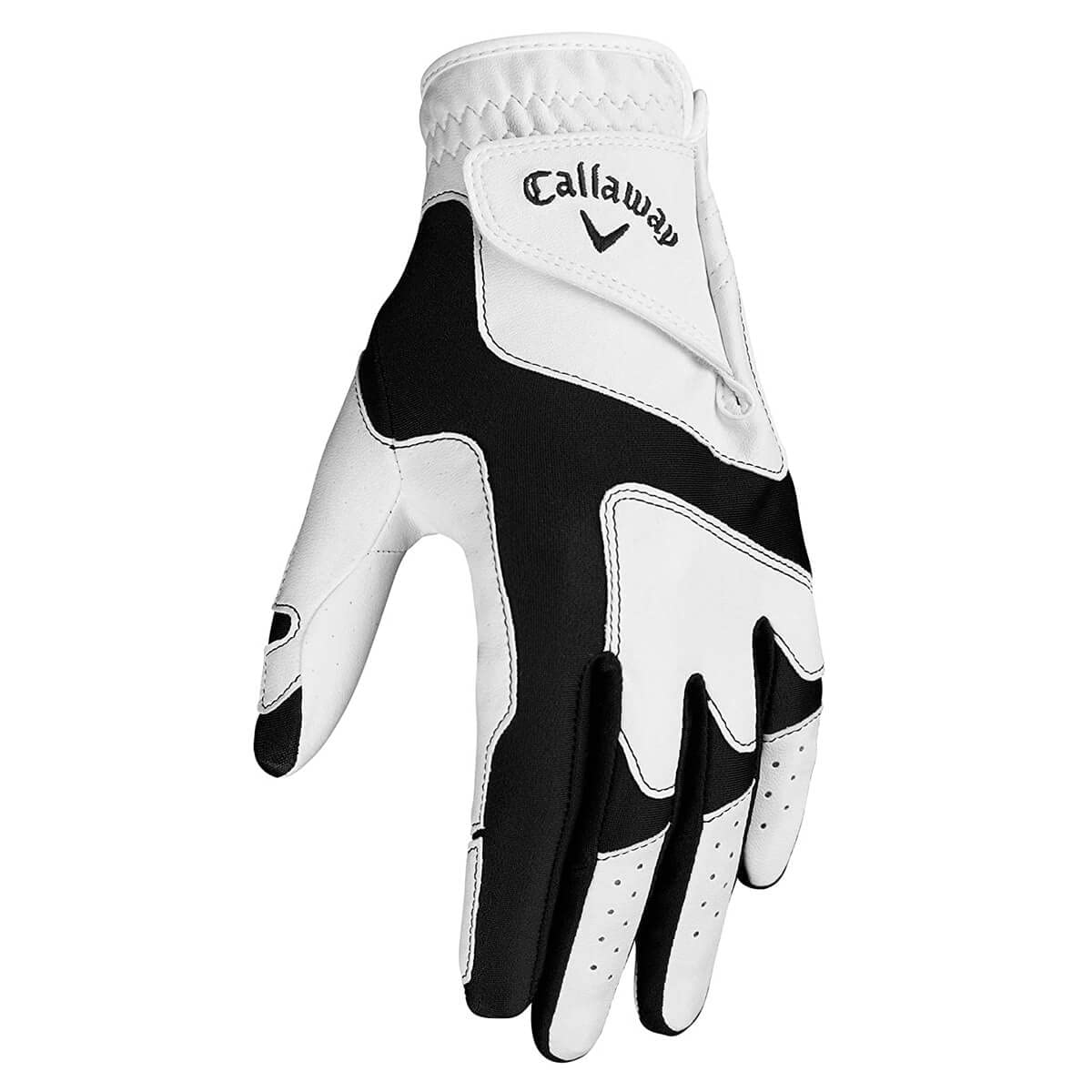 Callaway Opti Fit Women's Golf Gloves - Breathable & Flexible One Size White Golfing Glove for Ladies - Perfect for Driving Range, Tournament Play & Outdoor Sports
