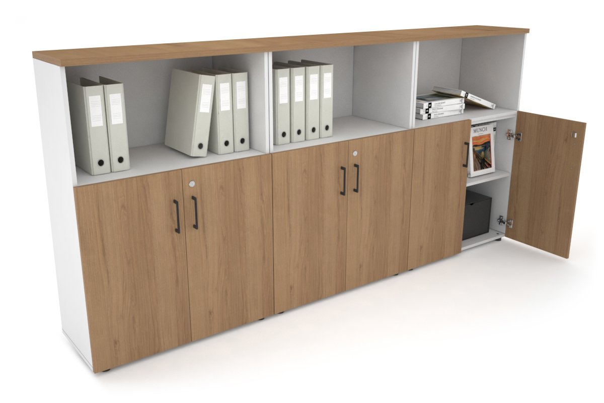 Medium Uniform Storage Cabinet with Small Doors [2400W x 1170H x 350D] - Perfect for Office, School, or Home Organization