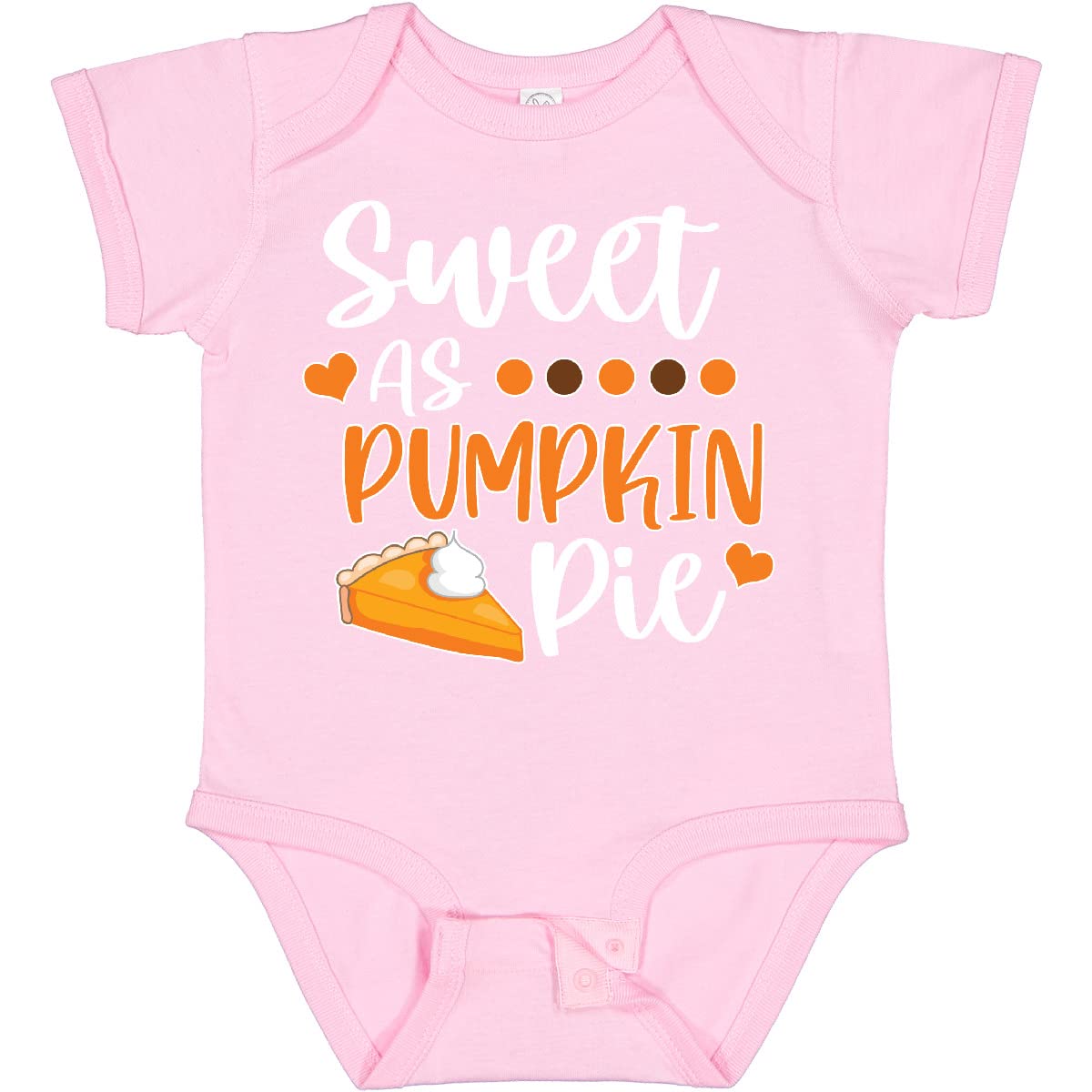 Inktastic Thanksgiving Sweet As Pumpkin Pie Baby Bodysuit - Cute Holiday Outfit for Infants & Toddlers - Perfect for Family Gatherings, Photo Shoots & Fall Festivals