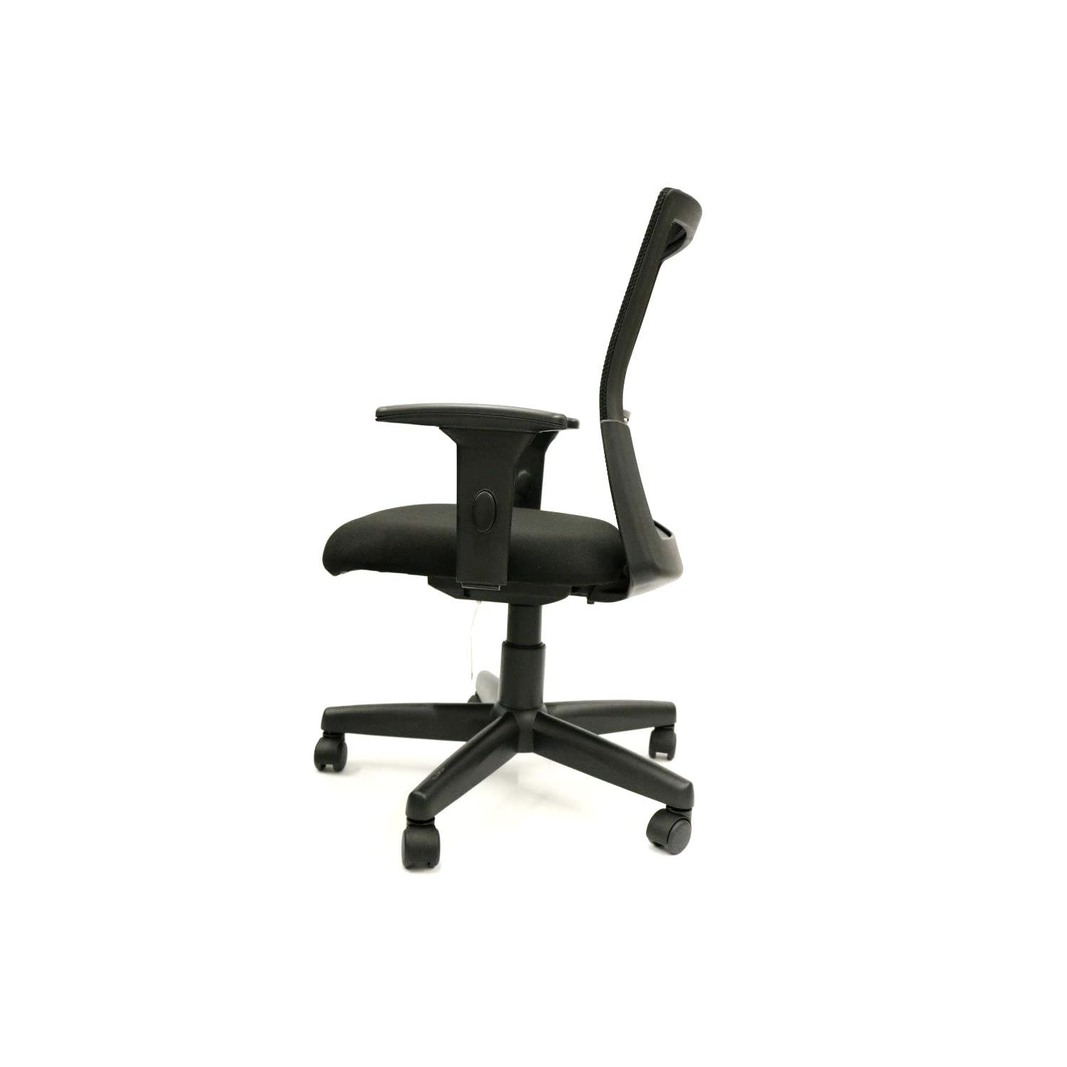MOOV Light Ergonomic Office Chair - High-Back Mesh Computer Desk Chair with Adjustable Lumbar Support, Height & Arms - Breathable Fabric for Home & Office Workspaces - Black