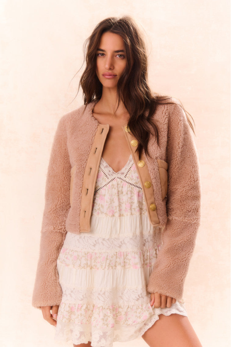 Lully Faux Shearling Jacket for Women - Cozy Winter Outerwear with Soft Fleece Lining | Perfect for Cold Weather, Casual Outings & Street Style Fashion
