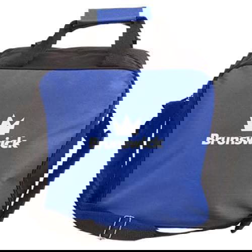 Brunswick T Zone Single Tote Blue Bowling Bag - Lightweight Durable Bowling Accessory for Men & Women - Perfect for League Play, Practice & Travel