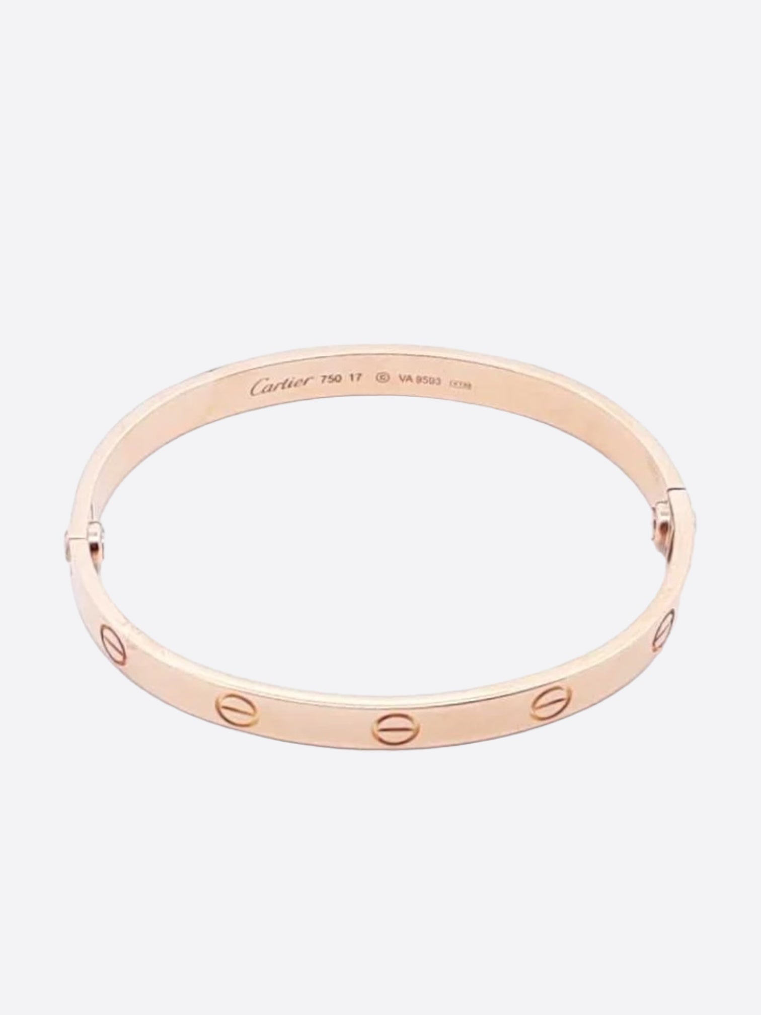 Cartier Rose Gold Love Bracelet - 18K Pink Gold Luxury Jewelry for Women, Romantic Gift for Anniversary & Valentine's Day - Perfect for Date Nights & Special Occasions
