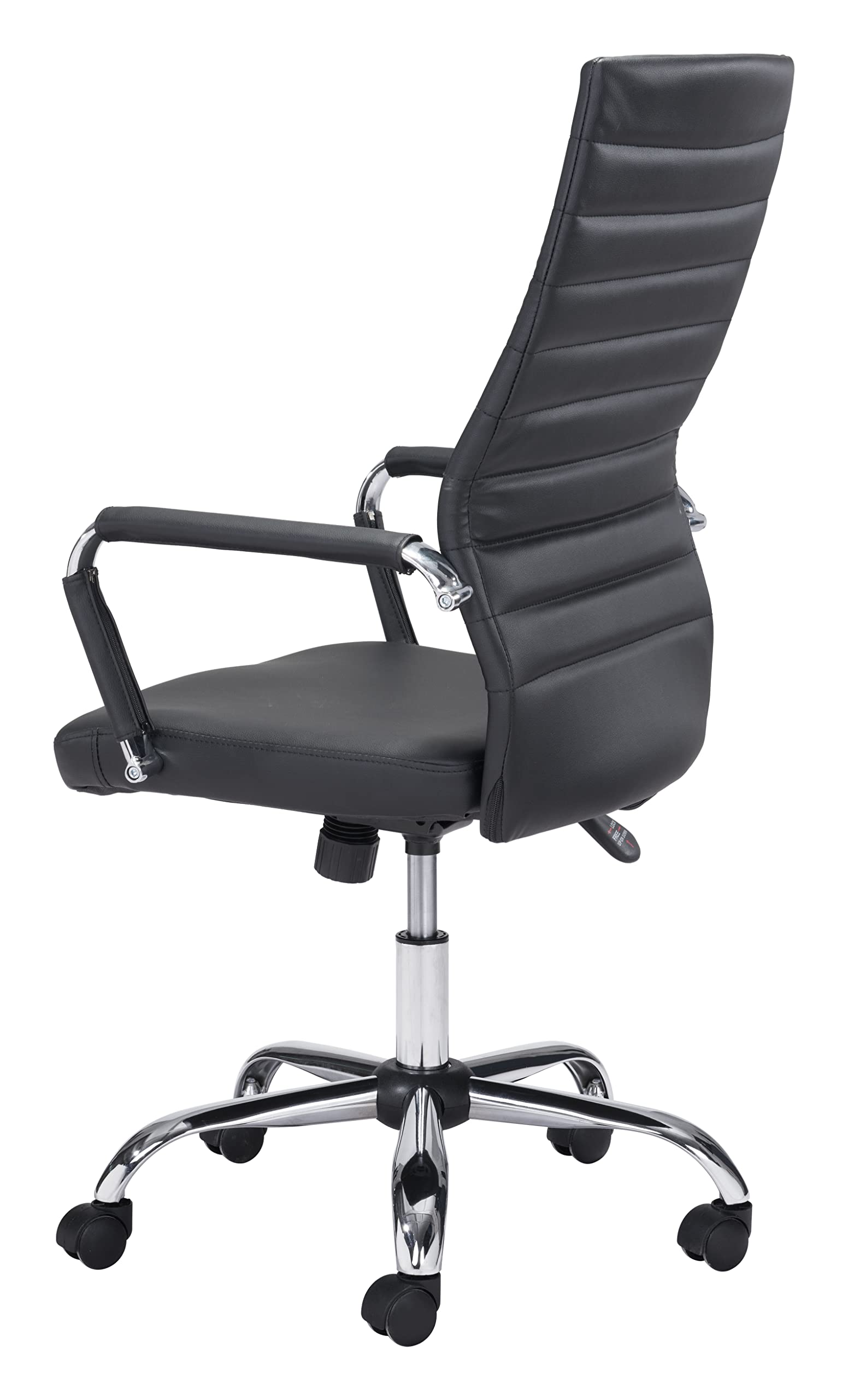 Zuo Primero Ergonomic Office Chair - Adjustable Height, Lumbar Support, Swivel & Rolling - Black Mesh Computer Desk Chair for Home & Office Workspace