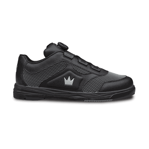 Brunswick Men's Fury Black Left Hand Bowling Shoes - Comfortable & Durable for Competitive Play & League Bowling