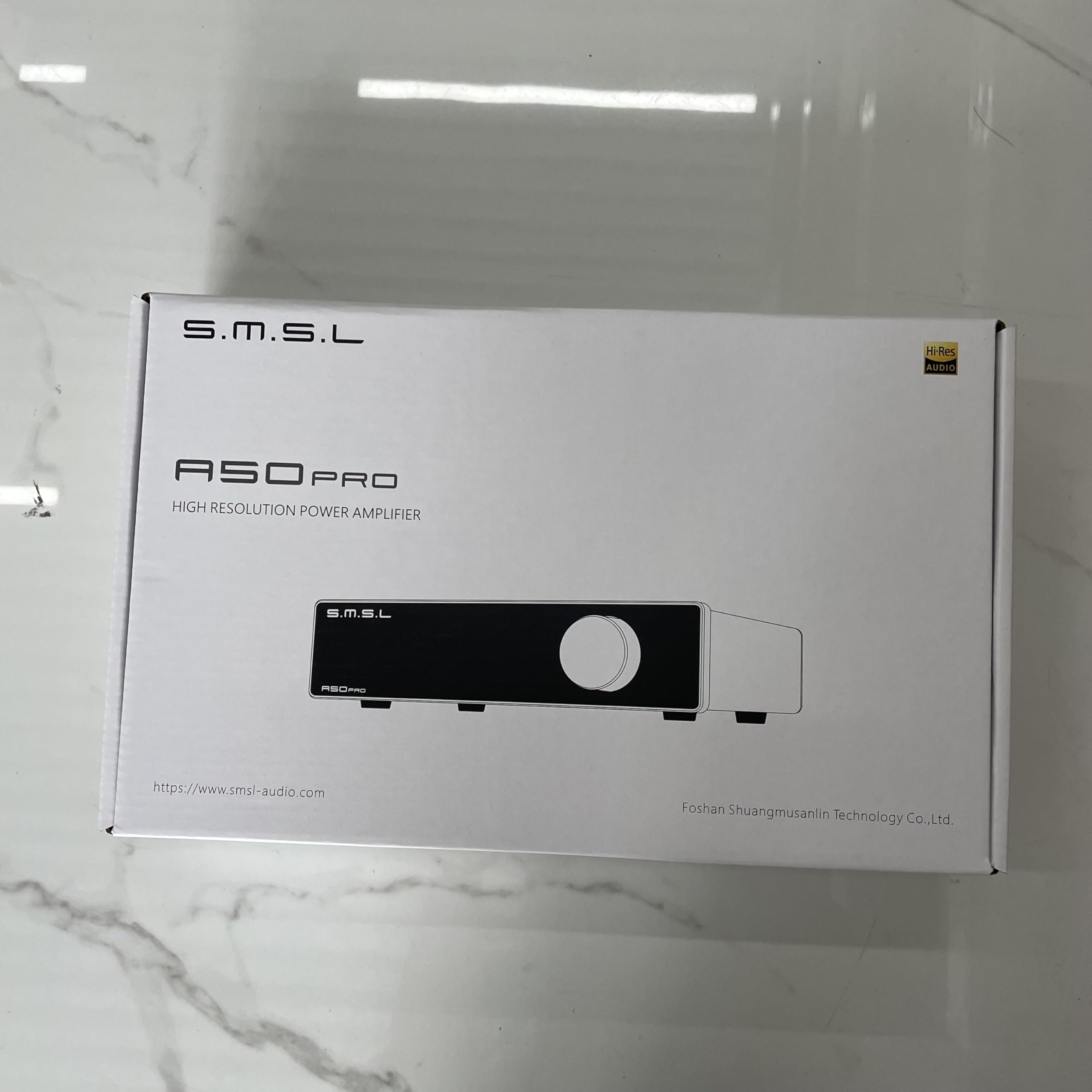 S.M.S.L A50Pro 2.1 Channel HiFi Bluetooth 5.0 Stereo Audio Amplifier with LPF/HPF, 100W Bass Output, HDMI (ARC) Support, MA12070P Chip - Perfect for Home Theater, Gaming & Music Systems