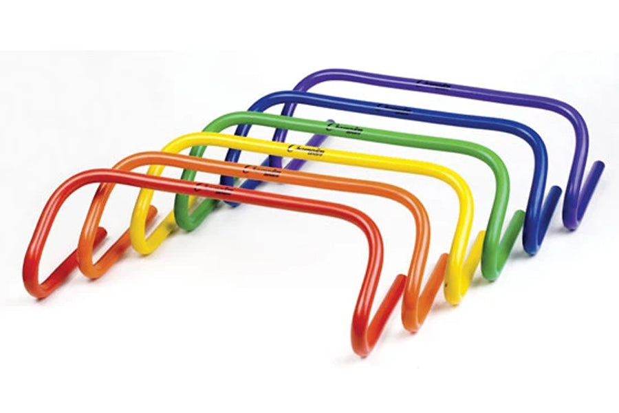 Warrior 6 Inch Speed Hurdle Set - Training Hurdles for Track & Field, Soccer, Football, and Agility Drills - Perfect for Athletes, Coaches, and Fitness Training