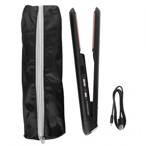 Silver Bullet Mobile Rechargeable Hair Straightener - Portable Cordless Flat Iron for Travel & Styling - Perfect for Home, Salon & On-the-Go Use