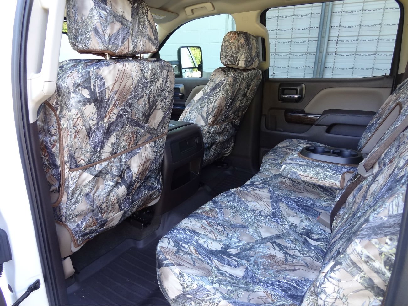 Durafit Camo Seat Covers for 2014-2020 Chevy Silverado - Full Set (Front Bucket & Rear 60/40 Split Bench) | Waterproof & Durable Truck Seat Protectors | Perfect for Hunting, Off-Roading & Outdoor Adventures
