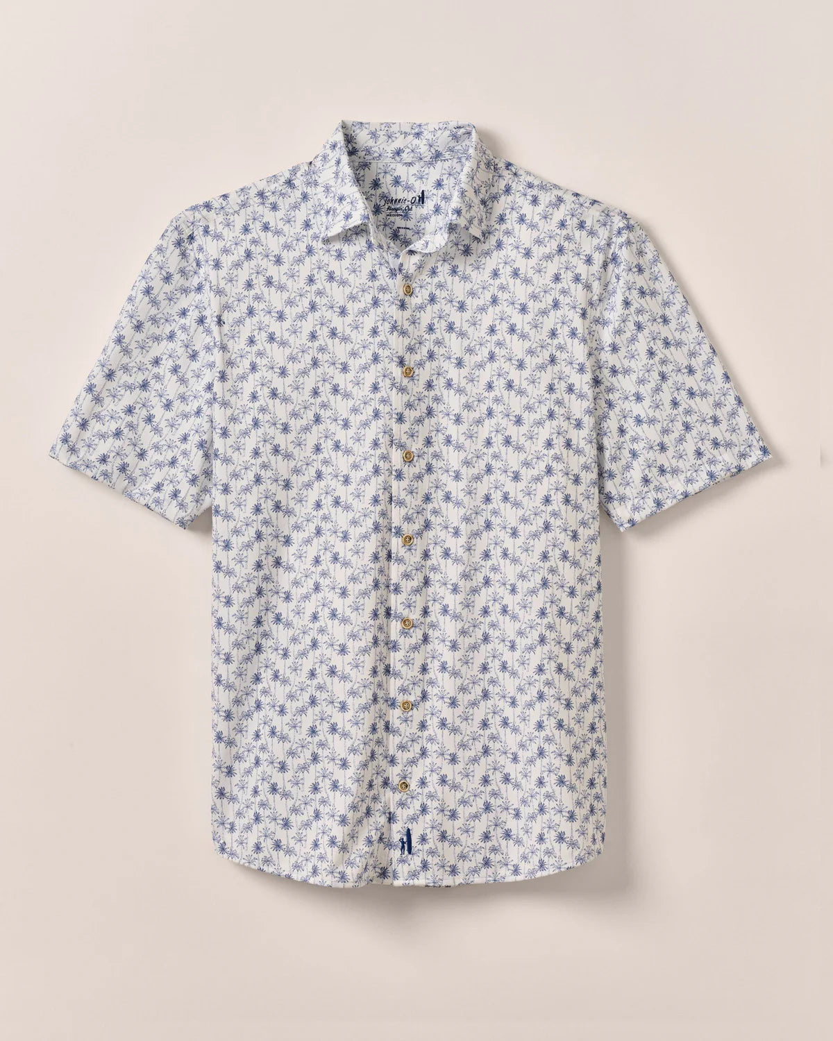 Johnnie-O Men's Mendocino Short Sleeve Shirt - Casual & Comfortable Cotton Top for Golf, Beach, and Everyday Wear