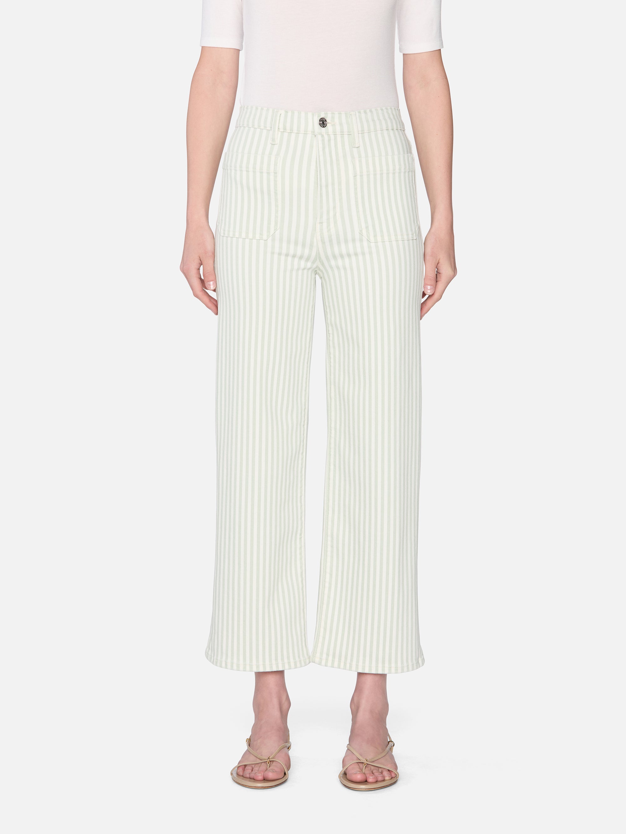 The Anchor Pant - Seamist Stripe Women's Casual Trousers | Comfortable Beachwear & Summer Lounge Pants for Relaxing by the Shore