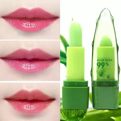 12-Hour Moisturizing & Translucent Color Lip Balm with Aloe Vera - Long-Lasting Hydration & Natural Shine for Dry Lips - Perfect for Daily Use, Makeup Routine & On-The-Go Touch Ups