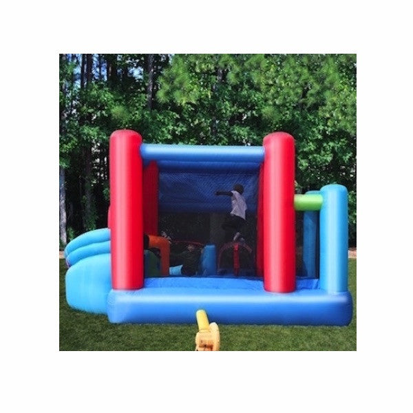 KidWise Celebration Bounce House with Tower Slide - Inflatable Jumping Castle for Kids Birthday Parties, Backyard Play & Outdoor Events