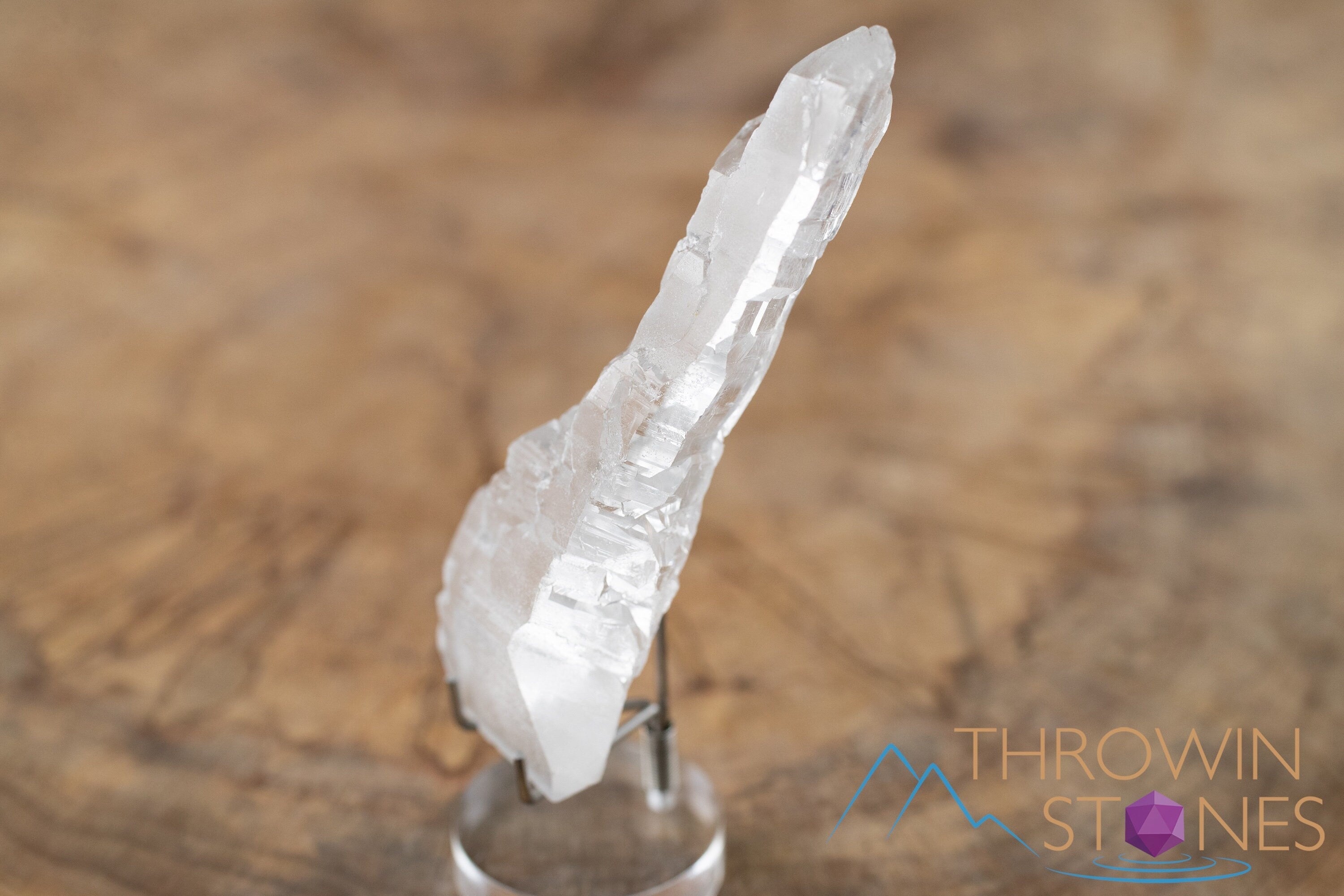 Natural Raw Quartz Crystal Point - Healing Stone for Home Decor, Housewarming Gift, Feng Shui & Meditation (41209) | Perfect for Spiritual Healing, Office Desk & Living Room Display
